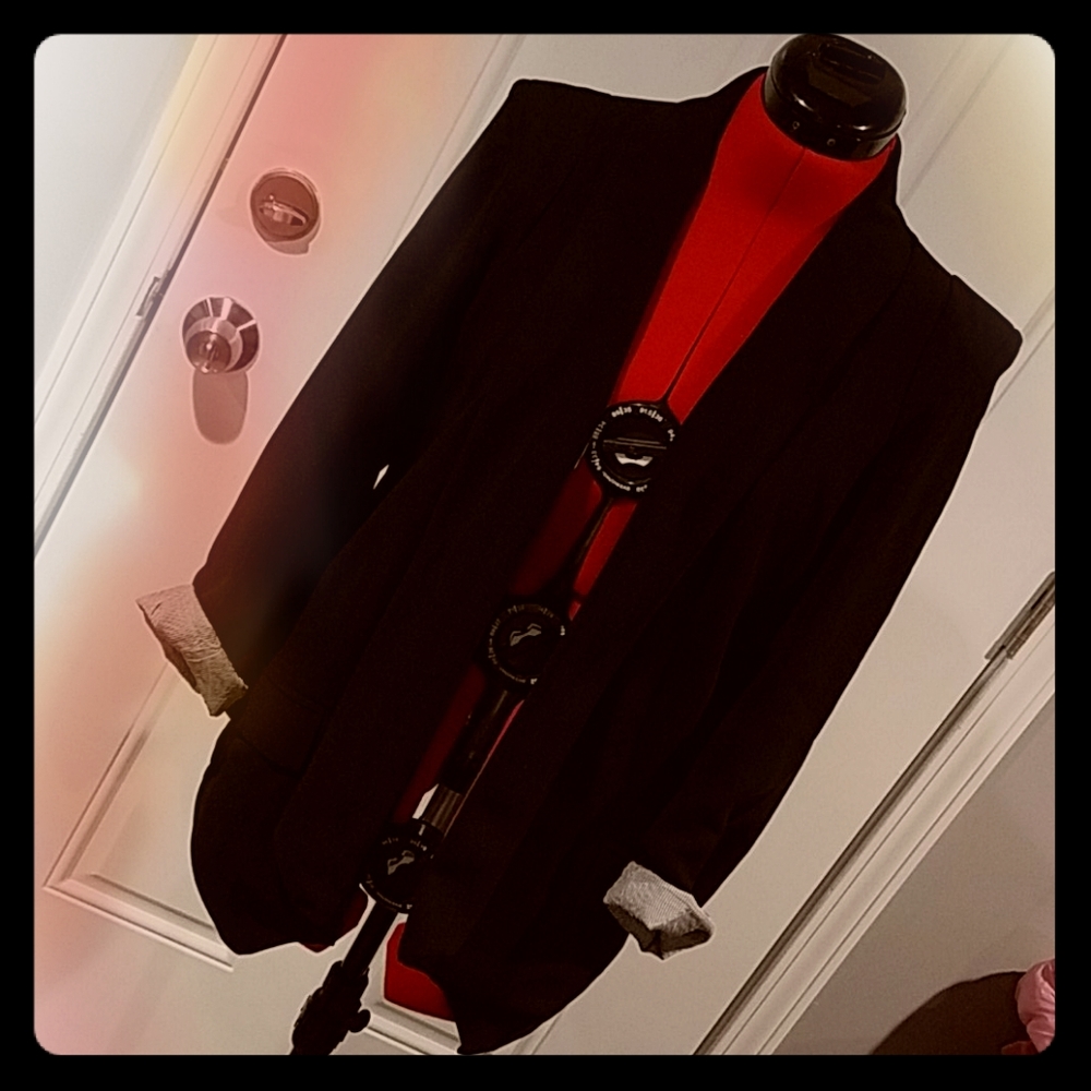 *Sharp* Anthropologie Cartonnier Black Blazer